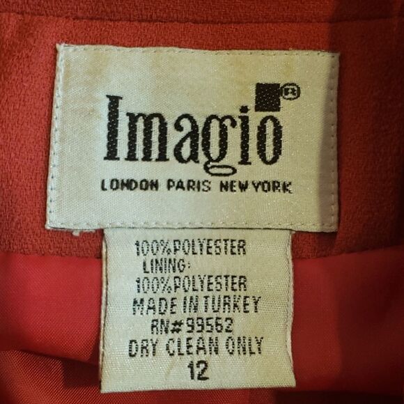 Imagio London Paris NY Rustic Orange Jacket - Picture 4 of 4